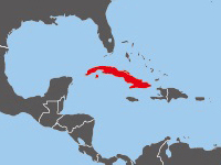 キューバの位置