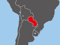 パラグアイの位置