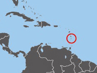 セントビンセント・グレナディーン諸島の位置