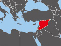 シリアの位置