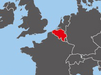 ベルギーの位置