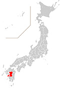 熊本県の位置