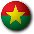 Flag of Burkina Faso image [Button]