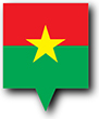 Flag of Burkina Faso image [Pin]