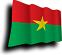 Flag of Burkina Faso image [Wave]