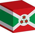 Flag of Buurundi image [Cube]