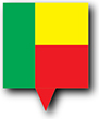 Flag of Benin image [Pin]
