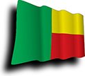Flag of Benin image [Wave]