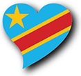 Flag of Democratic Republic of Congo image [Heart2]
