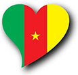 Flag of Cameroon image [Heart2]