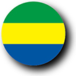 Flag of Gabon image [Button]