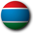 Flag of Gambia image [Button]