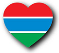 Flag of Gambia image [Heart1]