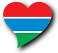 Flag of Gambia image [Heart2]