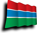 Flag of Gambia image [Wave]