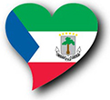 Flag of Equatorial Guinea image [Heart2]