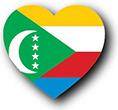 Flag of Union of Comoros image [Heart1]