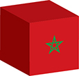 Flag of Morocco image [Cube]