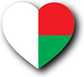 Flag of Madagascar image [Heart1]