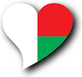 Flag of Madagascar image [Heart2]