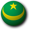 Flag of Mauritania image [Button]