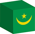 Flag of Mauritania image [Cube]
