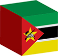 Flag of Mozambique image [Cube]