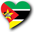 Flag of Mozambique image [Heart2]