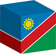 Flag of Namibia image [Cube]