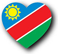 Flag of Namibia image [Heart1]