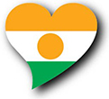 Flag of Niger image [Heart2]