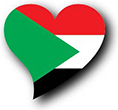 Flag of Sudan image [Heart2]