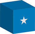 Flag of Somalia image [Cube]