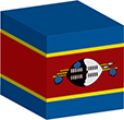 Flag of Eswatini image [Cube]