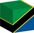 Flag of Tanzania image [Cube]