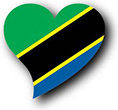 Flag of Tanzania image [Heart2]