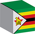Flag of Zimbabwe image [Cube]