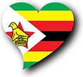 Flag of Zimbabwe image [Heart2]