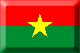 Flag of Burkina Faso emboss image
