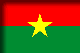 Flag of Burkina Faso drop shadow image