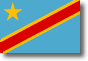 Flag of Democratic Republic of Congo shadow image