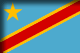 Flag of Democratic Republic of Congo drop shadow image