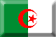 Flag of Algeria emboss image