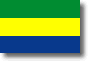 Flag of Gabon shadow image