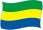 Flag of Gabon flickering image