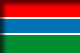 Flag of Gambia drop shadow image
