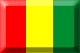 Flag of Guinea emboss image