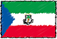 Flag of Equatorial Guinea handwritten image