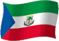 Flag of Equatorial Guinea flickering gradation image