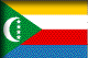 Flag of Union of Comoros drop shadow image